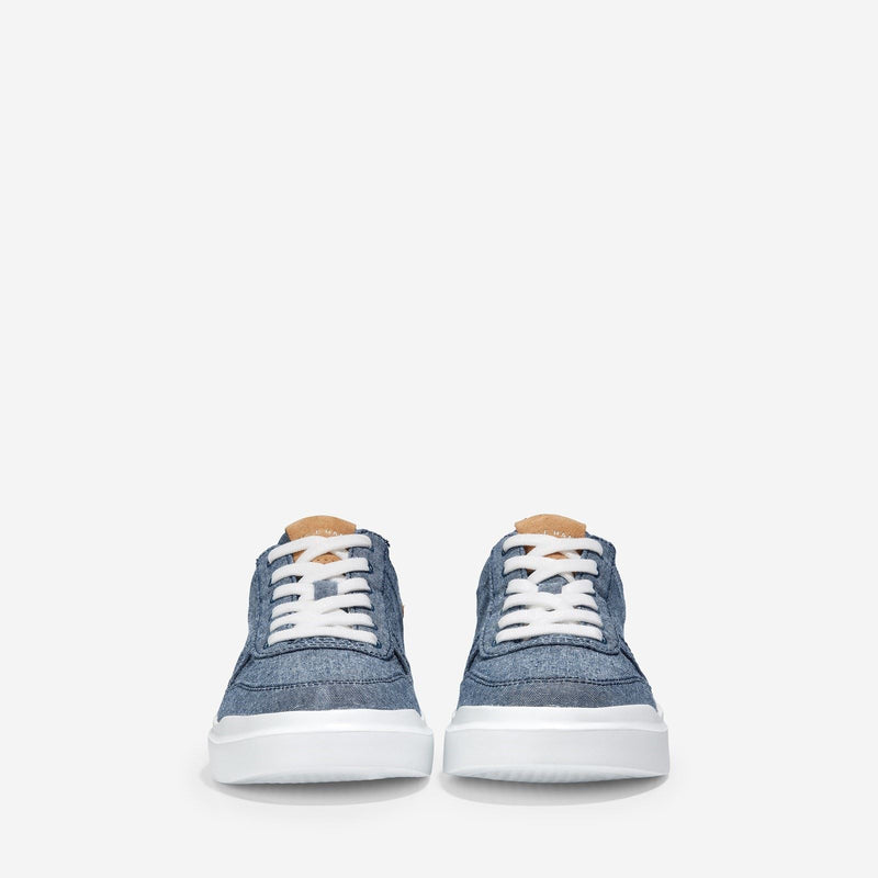 Cole Haan GrandPro Rally Canvas 100% Cotton Women's Chambray/Suede/Optic White Sneakers
