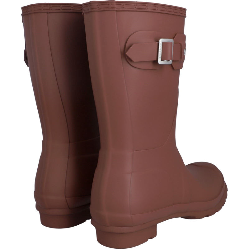 Hunter Original Short Boot Rubber Women's Merlot Wellington Boots