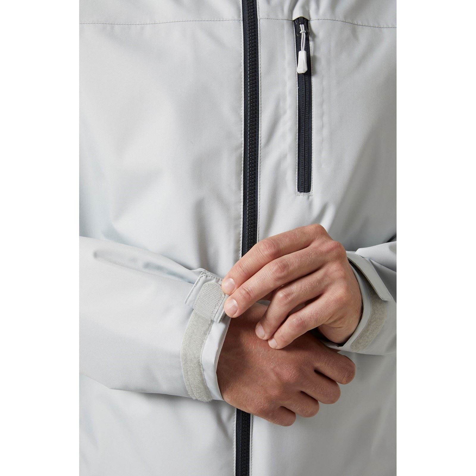 Helly Hansen Sport Crew Hooded Midlayer Sailing 2.1 Men's Grey Sailing Jacket