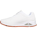 Skechers Workwear Work Relaxed Fit: Uno SR - Sutal Men's White Safety Sneakers