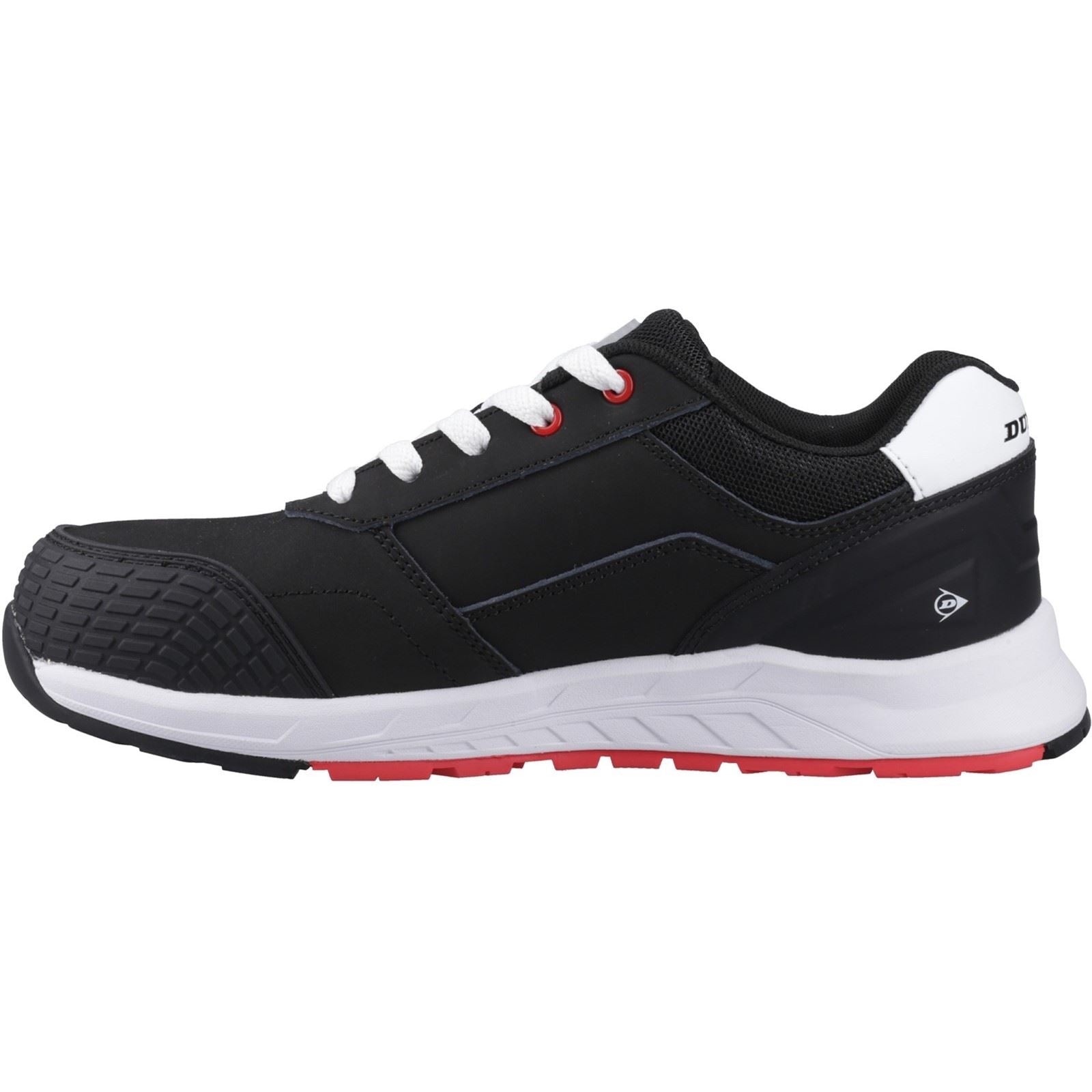 Dunlop Storm Nubuck Men's Black/White/Red Safety Shoes