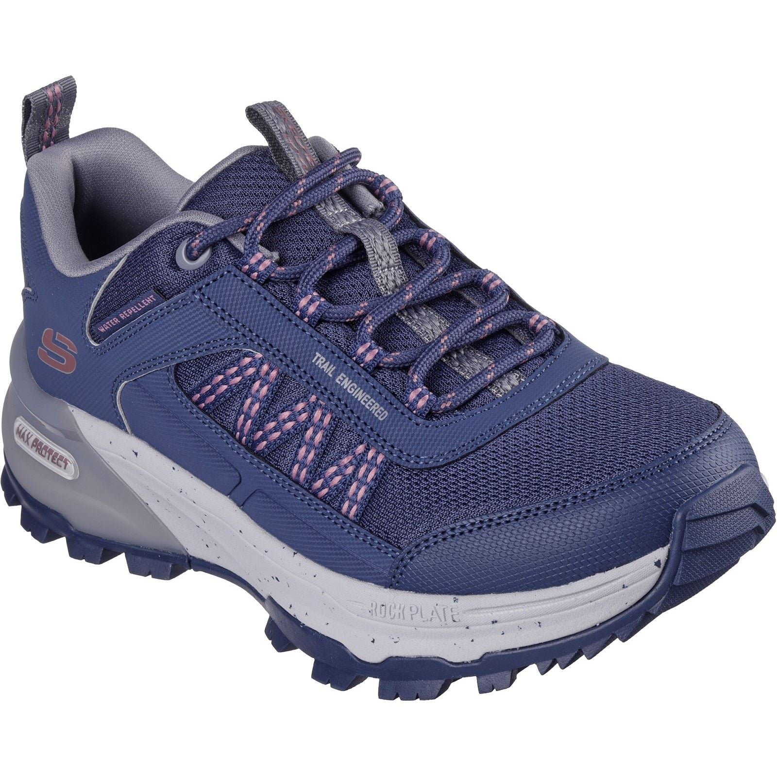 Skechers Max Protect Legacy Leather Women's Navy Hiking Boots