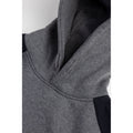 Caterpillar Essentials Synthetic Men's Grey Hooded Sweatshirt