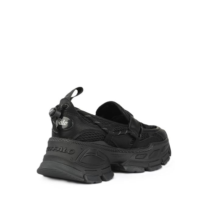 Buffalo Loafer TEC Women's Black Loafers