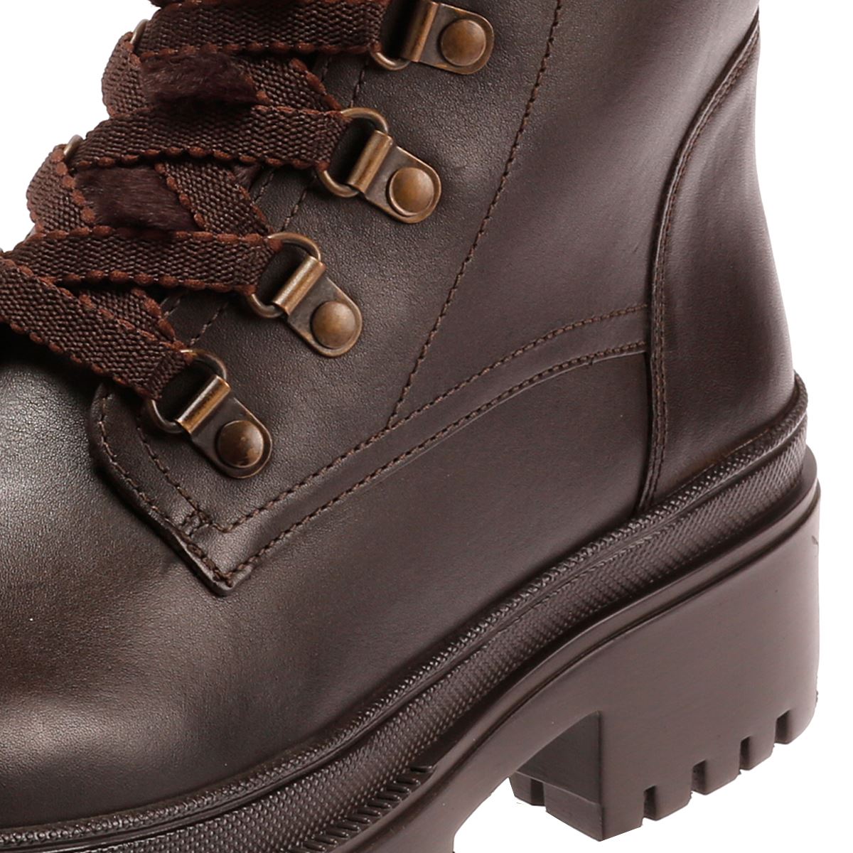 Osprey London The Budapest Leather Women's Chocolate Boots
