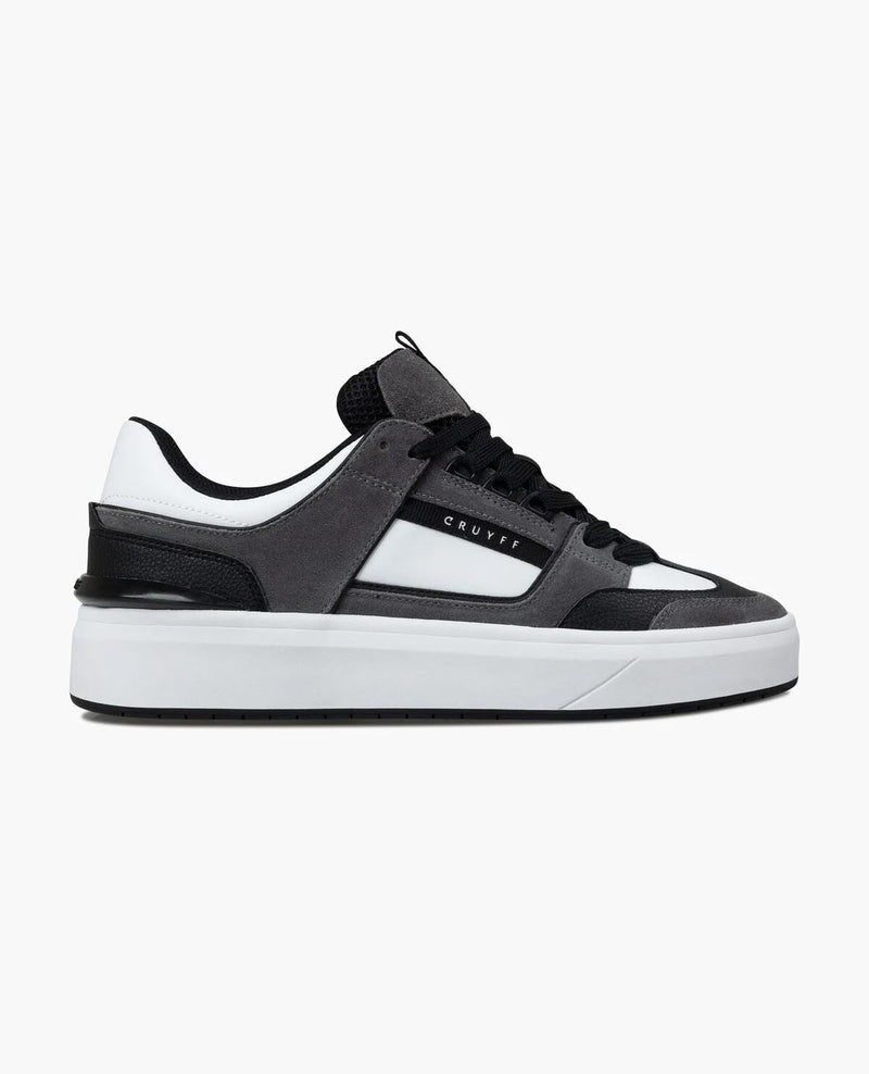 Cruyff Kickturn Leather Men's Mid Gray/White Sneakers