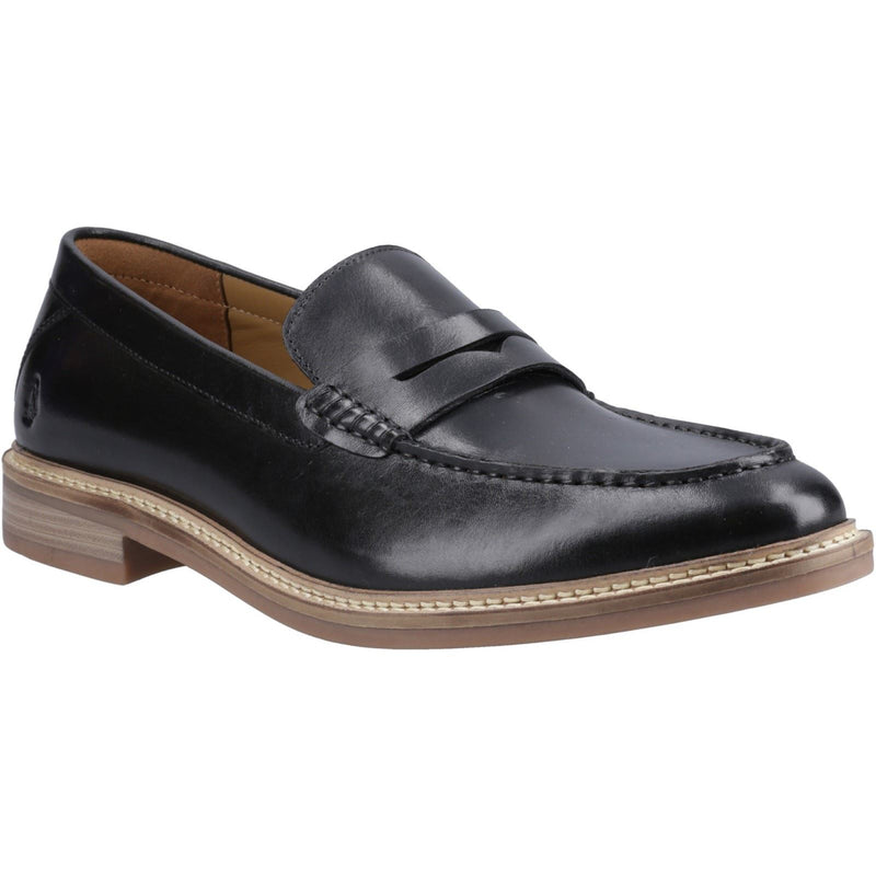 Hush Puppies Benedict Leather Men's Black Loafers