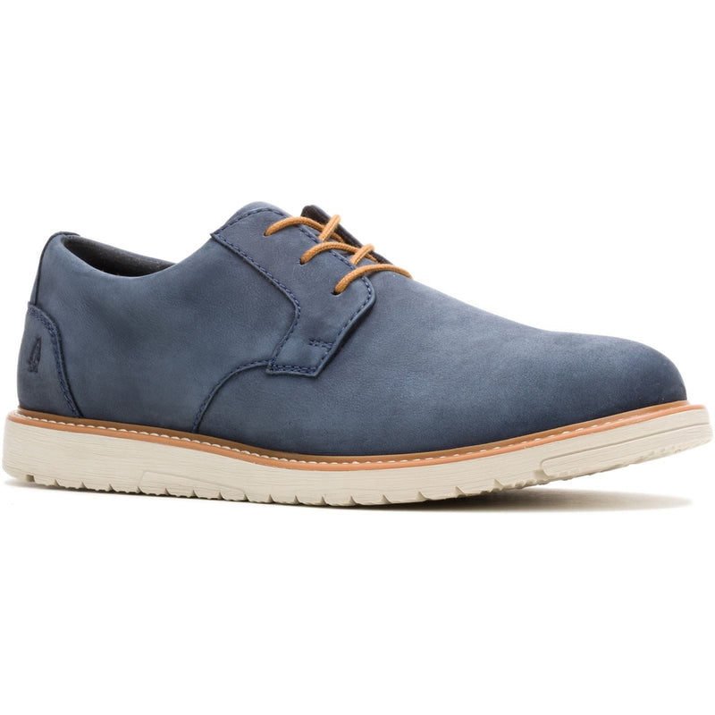 Hush Puppies Jenson Oxford Leather Men's Navy Lace-Up Shoes