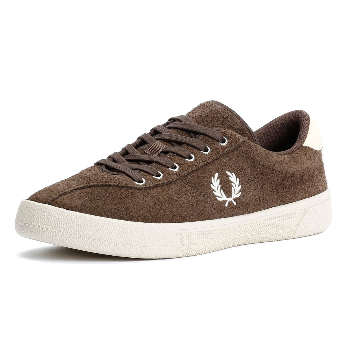 Fred Perry Tennis Shoe Suede Men's Tobacco/Ice Cream Sneakers