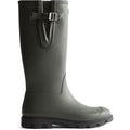 Hunter Downpour Adjustable Boot Rubber Women's Dark Olive/Black Wellington Boots