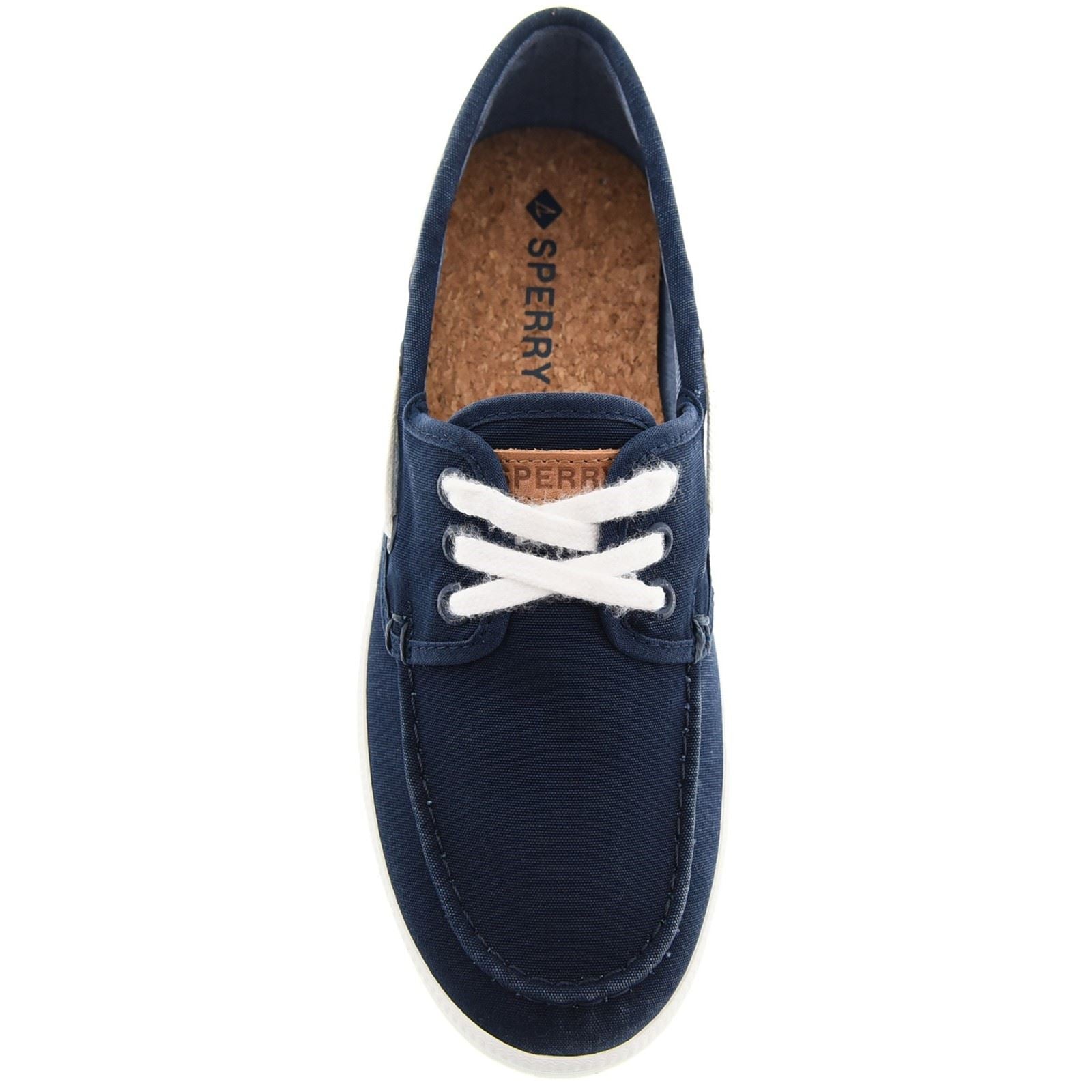 Sperry Venice Textile Women's Navy Boat Shoes
