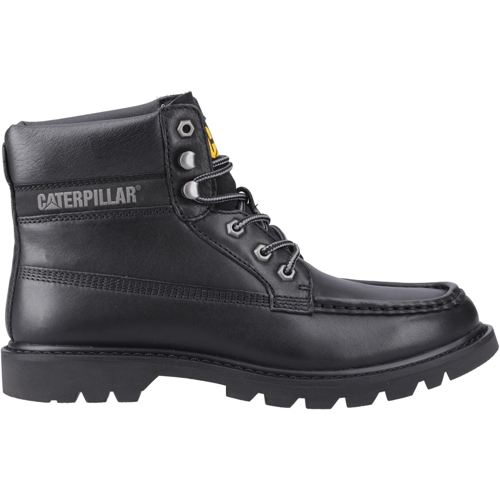 Caterpillar Colorado Moc Toe Leather Men's Black Ankle Boots