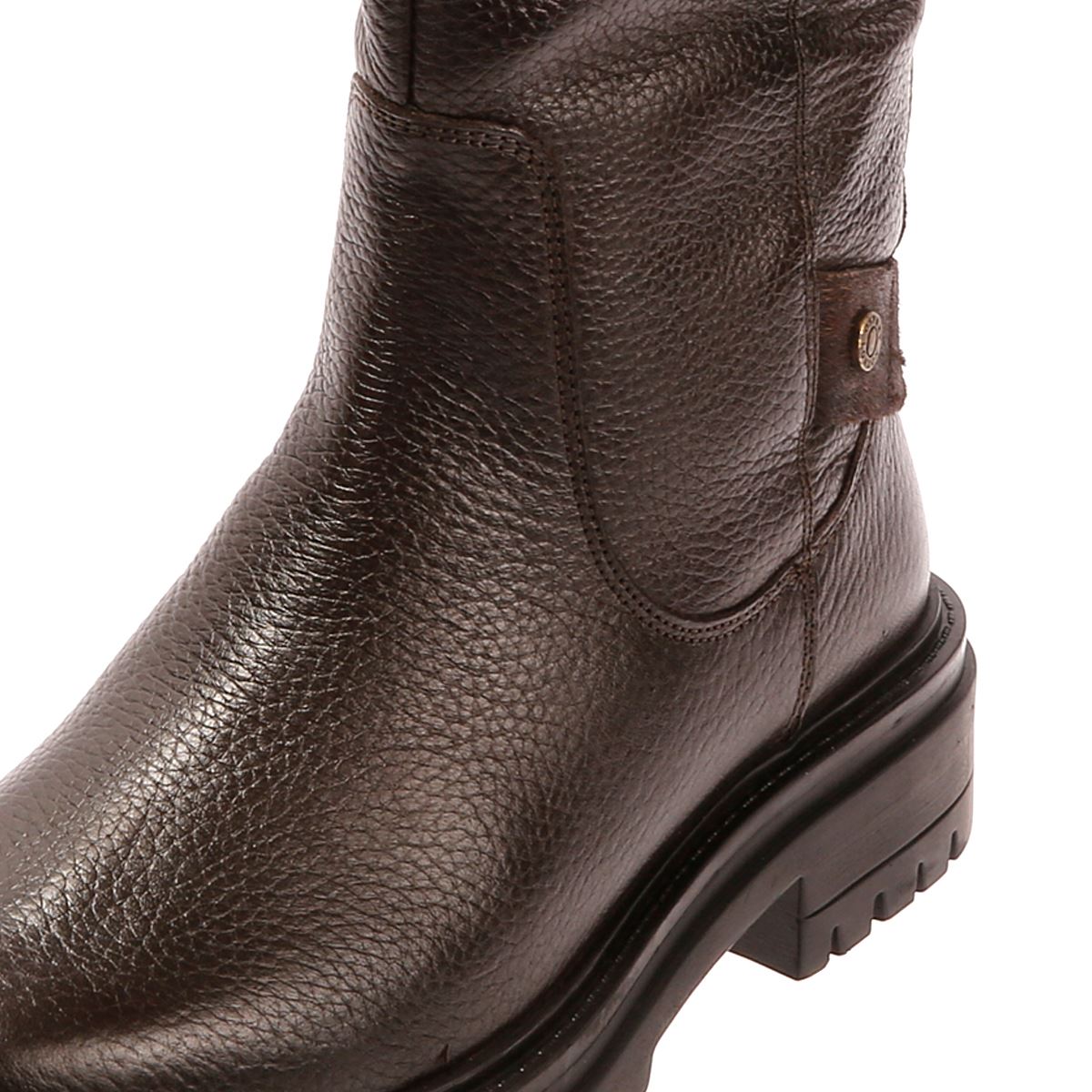 Osprey London The Gabarron Leather Women's Chocolate Boots