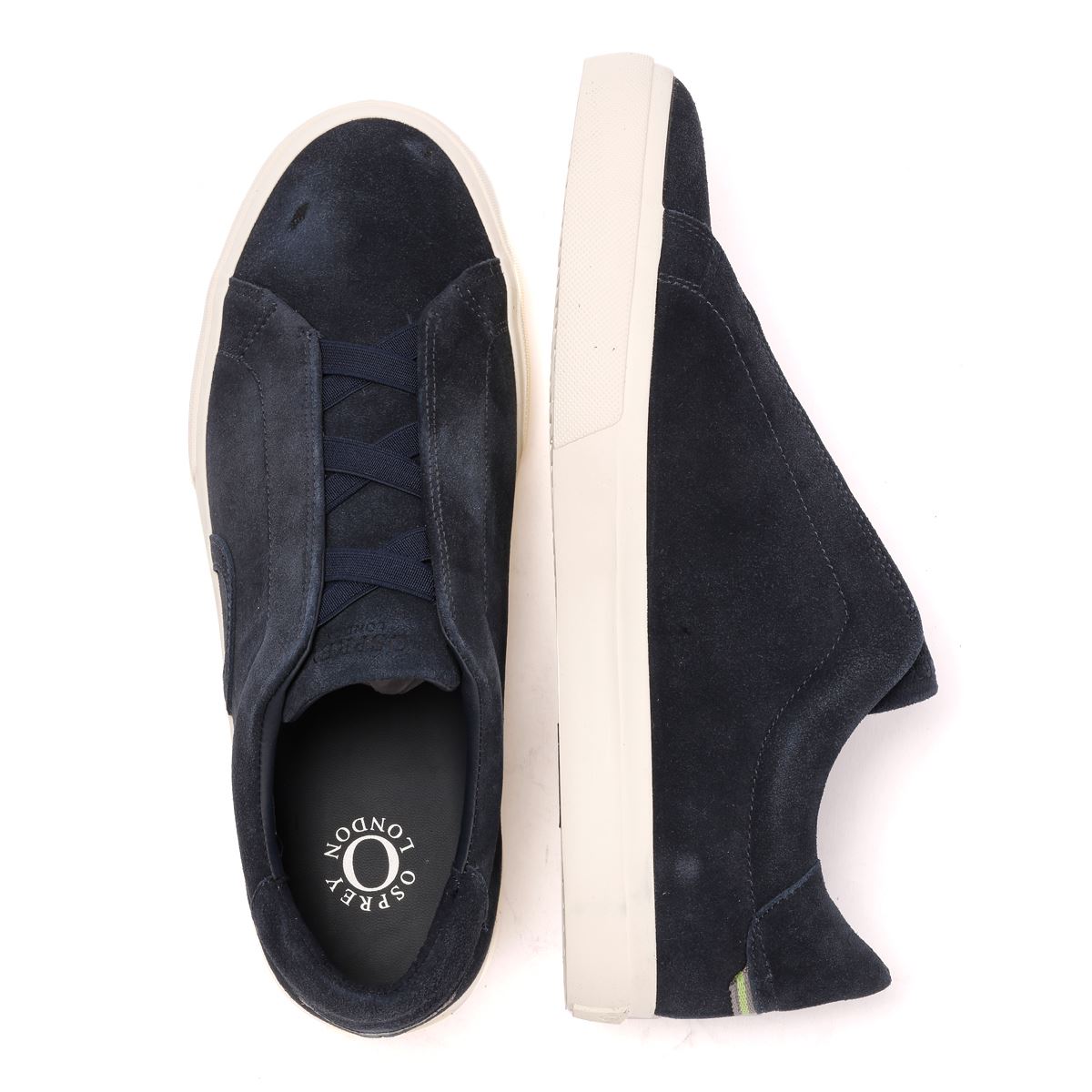 Osprey London The Vermont Suede Men's Navy Sneakers
