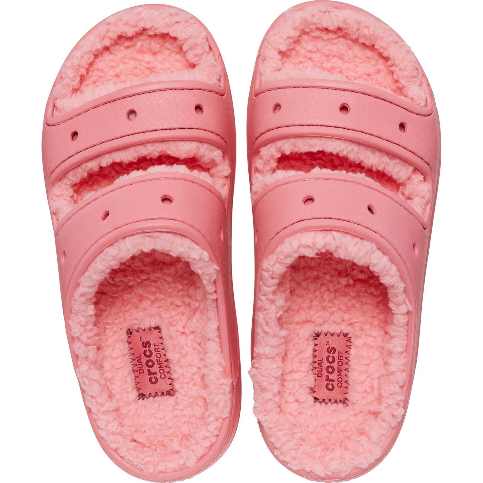 Crocs Classic Cozzzy Synthetic Women's Hot Blush Sandals