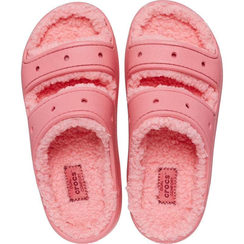 Crocs Classic Cozzzy Thermoplastic Women's Hot Blush Sandals