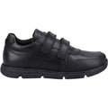 Hush Puppies Lucas JNR Leather Boys's Black Shoes