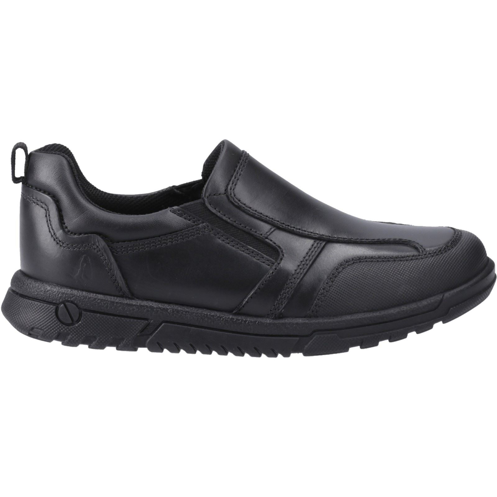 Hush Puppies Sergio Leather Boys's Black Shoes