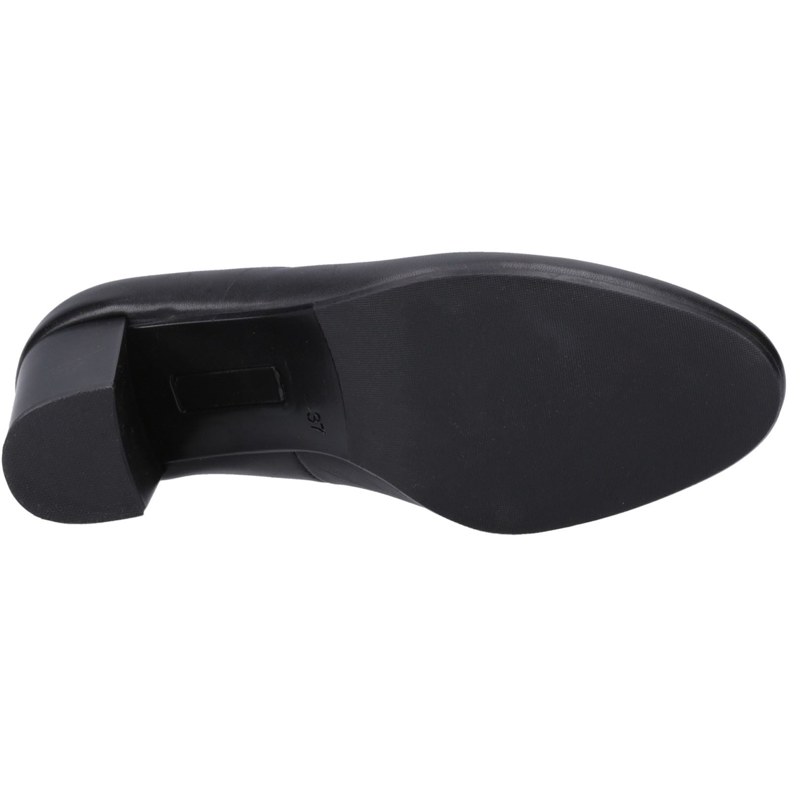 Hush Puppies Ivana Leather Women's Black Heels