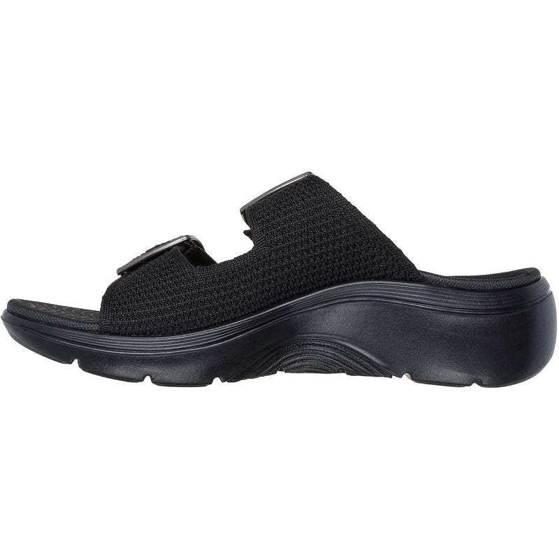 Skechers Go Walk Arch Fit 2.0 Destined Textile Women's Black Sandals