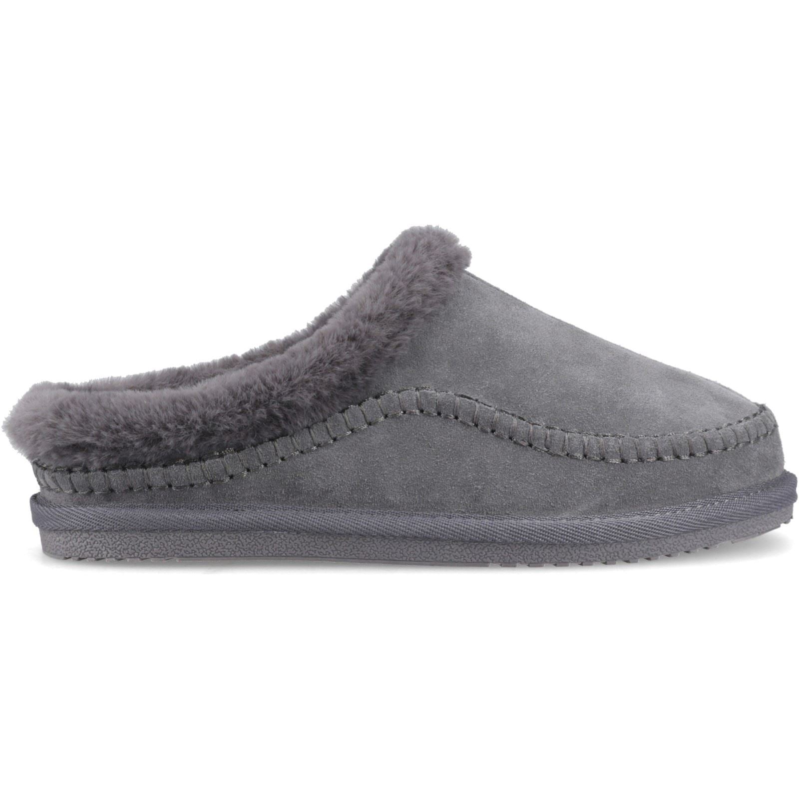 Hush Puppies Anika Suede Women's Grey Slippers