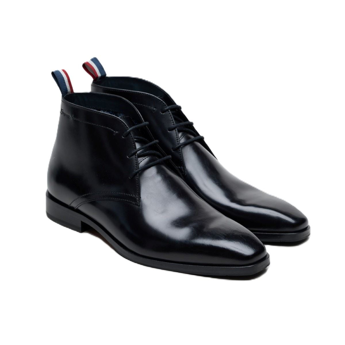 Ben Sherman London Brush Off Leather Men's Black Boots