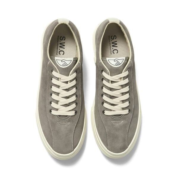Stepney Workers Club Dellow L Suede Women's Gray Sneakers