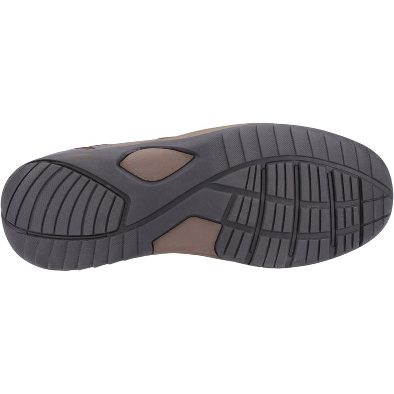 Hush Puppies Derek Leather Men's Coffee Lace-Up Shoes