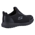 Skechers Workwear Squad Sr Wide Textile Women's Black Safety Sneakers