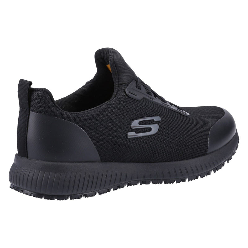 Skechers Workwear Squad Sr Wide Textile Women's Black Safety Sneakers