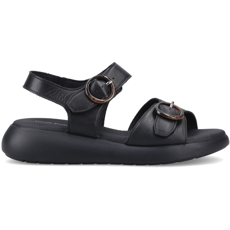 Hush Puppies Alison Leather Women's Black Sandals