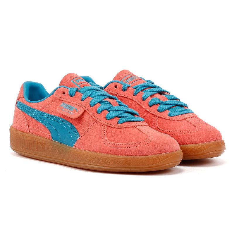 Puma Palermo Leather Pink/Blue Sneakers