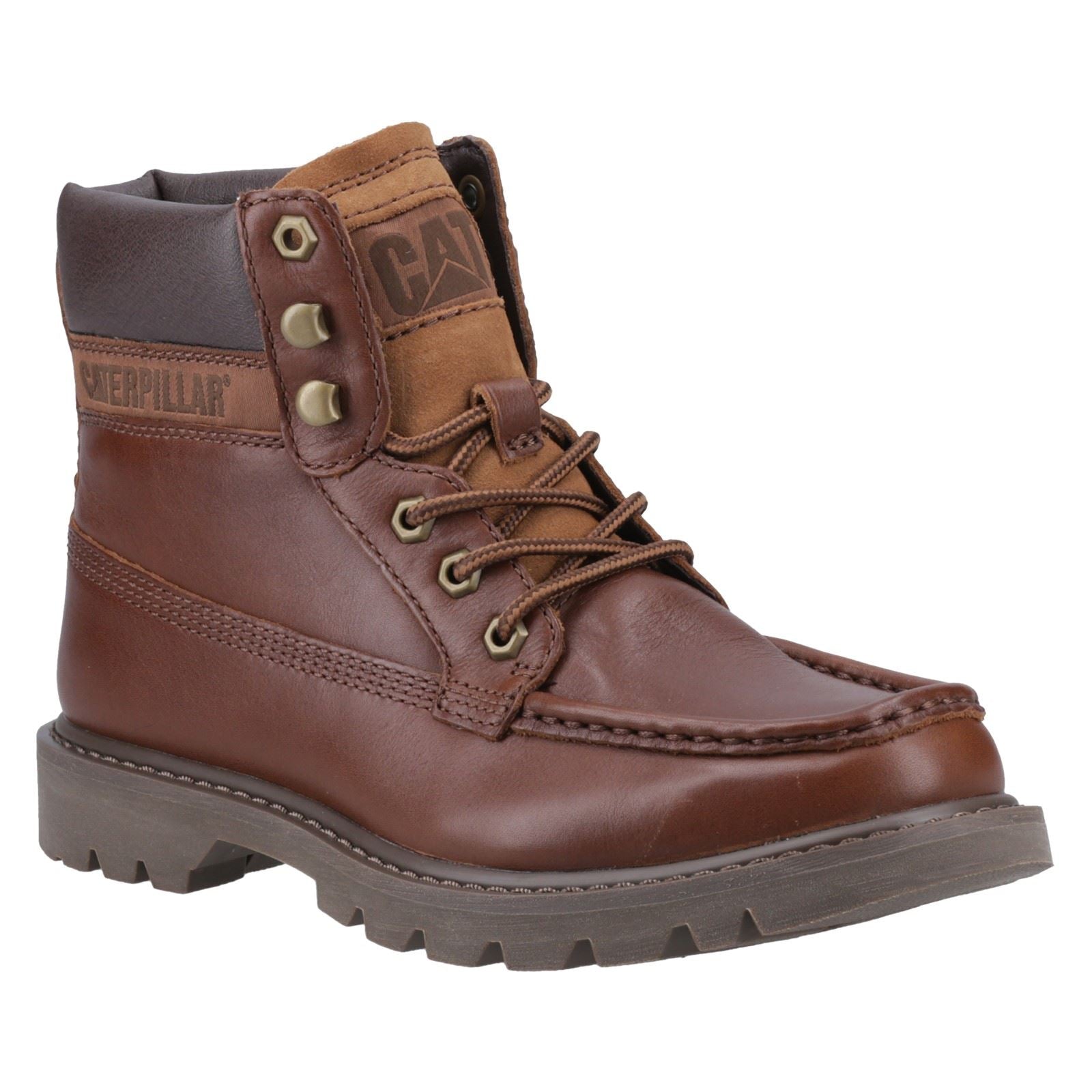 Caterpillar Colorado Moc Toe Leather Men's Nuthatch Ankle Boots