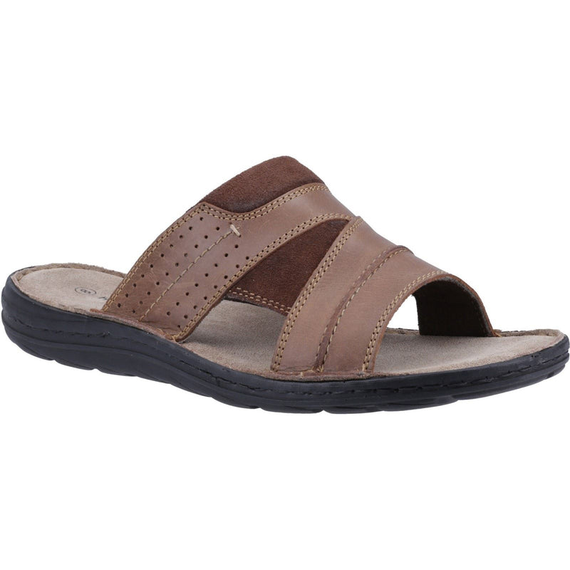Hush Puppies Archer Leather Men's Tan Sandals