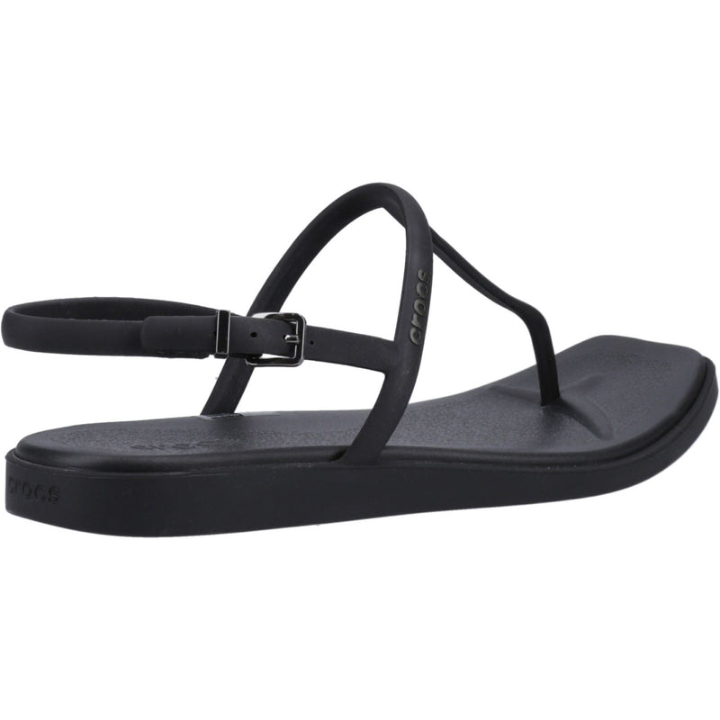 Crocs Miami Thong Flip Synthetic Women's Black Sandals
