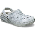 Crocs Classic Lined Clog Thermoplastic Women's Grey Swirl Clogs
