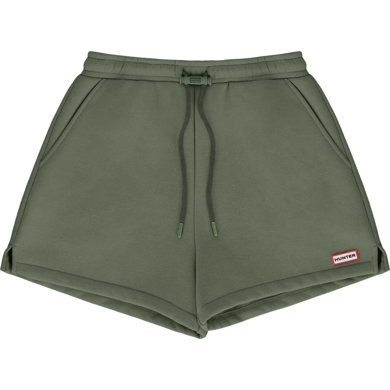 Hunter Lunan Cotton Women's Green Mid-Length Shorts