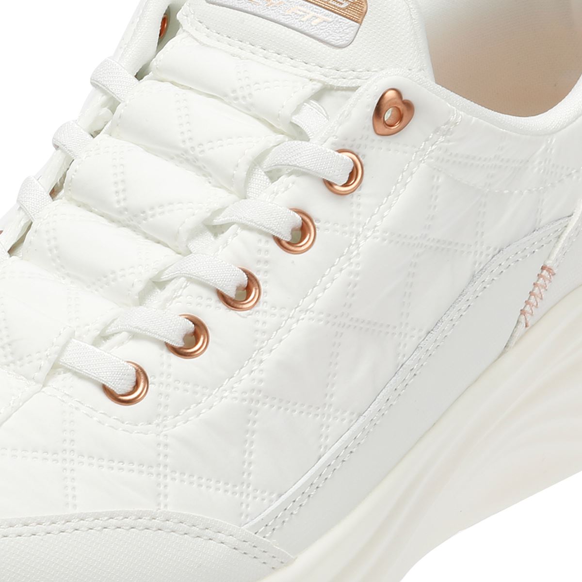 Skechers Slip-Ins Contour Foam Cozy Fit Women's White Sneakers