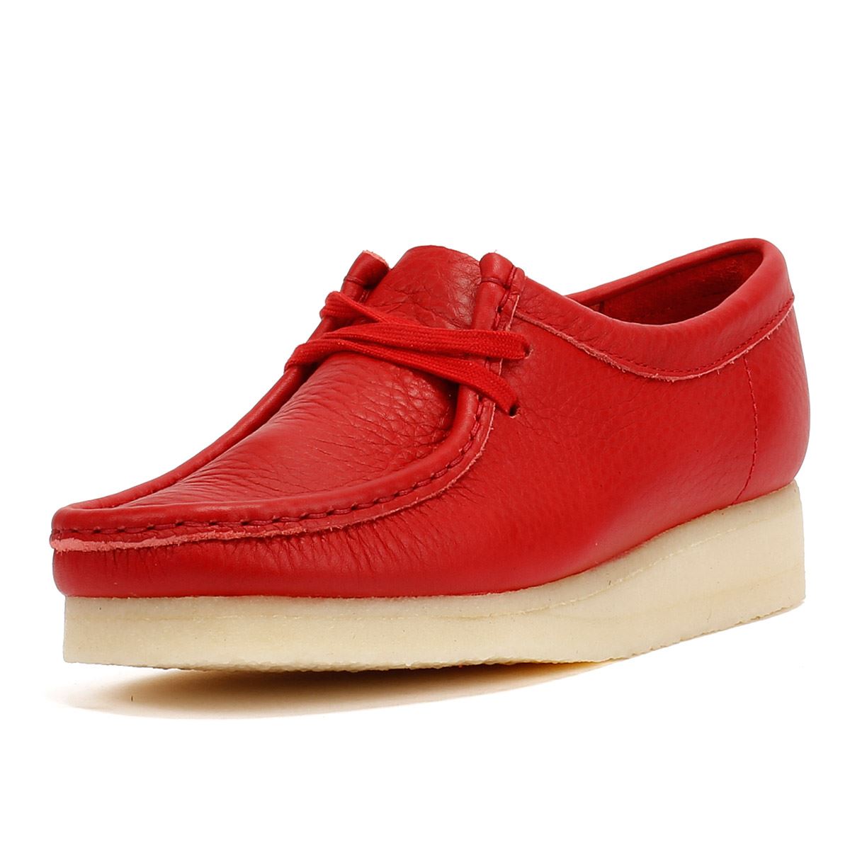 Clarks Originals Wallabee Leather Women's Red Shoes