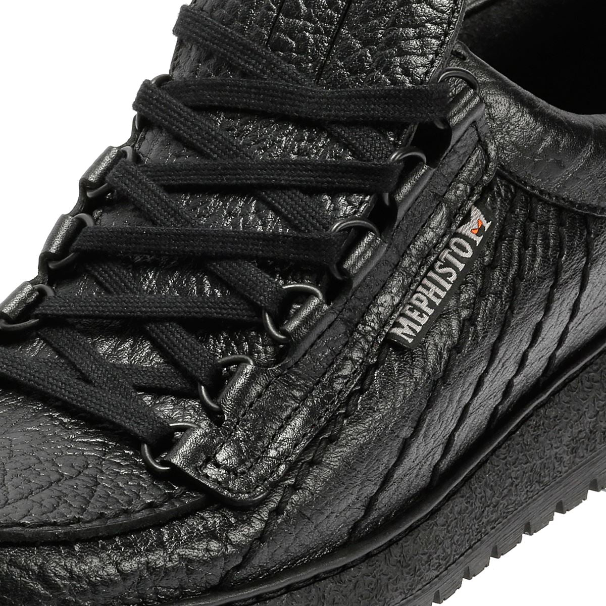 Mephisto Rainbow Mamouth 714 Leather Men's Black Shoes