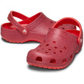 Crocs Classic Glitter Synthetic Cherry Red Clogs