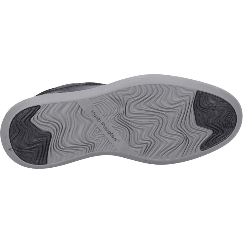 Hush Puppies Niles Leather Men's Black Lace-Up Shoes