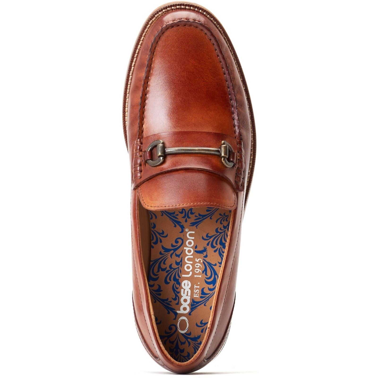 Base London Madison Leather Men's Burnt Tan Loafers