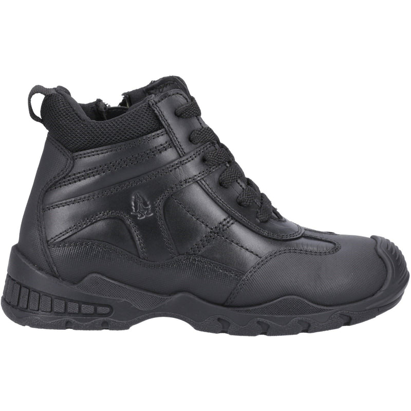Hush Puppies Titus JNR Leather Boys's Black Boots