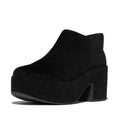 FitFlop Platfforms Heeled Short Suede Women's Black Boots