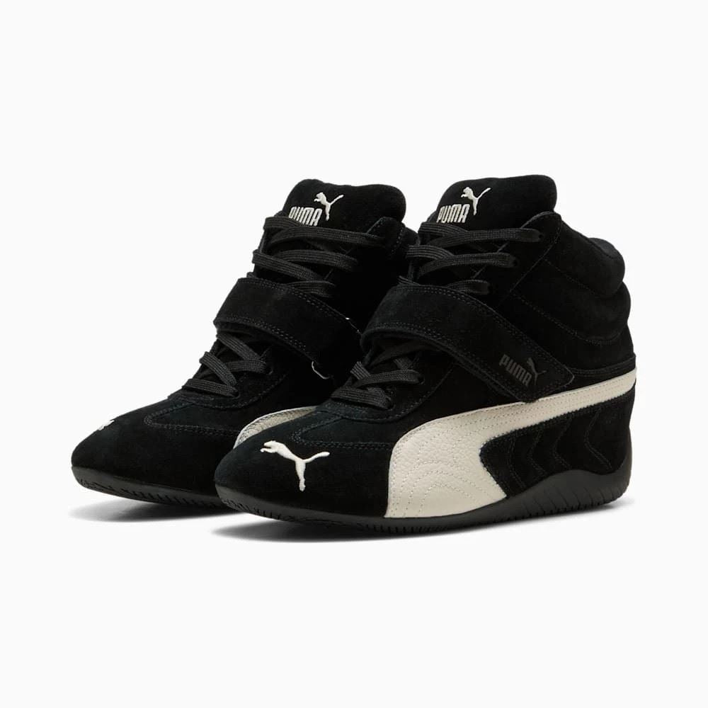 Puma Speedcat Wedge OG Suede Women's Black/White Sneakers