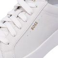 Boss Belwar Tennis Tumble Leather Men's White Sneakers