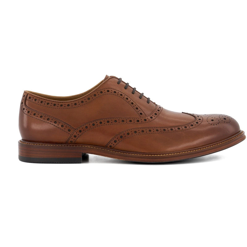 Dune Solihull Leather Men's Tan Brogues Shoes