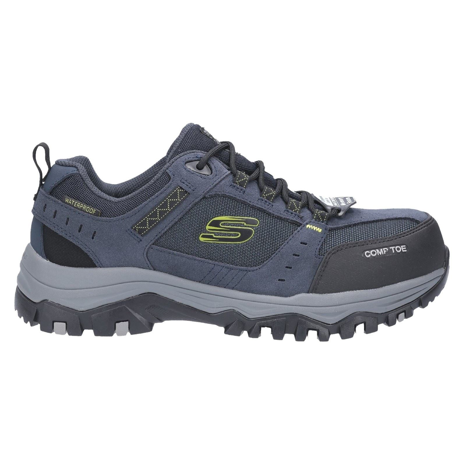 Skechers Workwear Greetah Suede Men's Navy/Black Safety Sneakers
