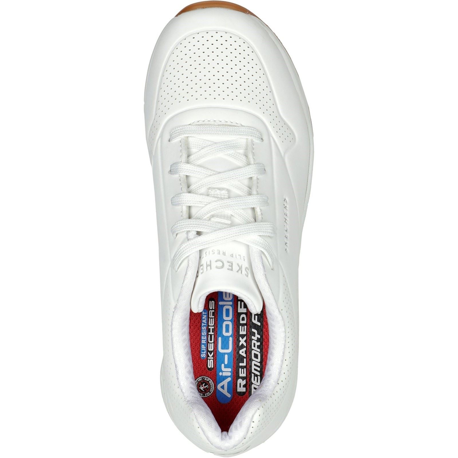 Skechers Workwear Work Relaxed Fit: Uno SR Women's White Safety Sneakers
